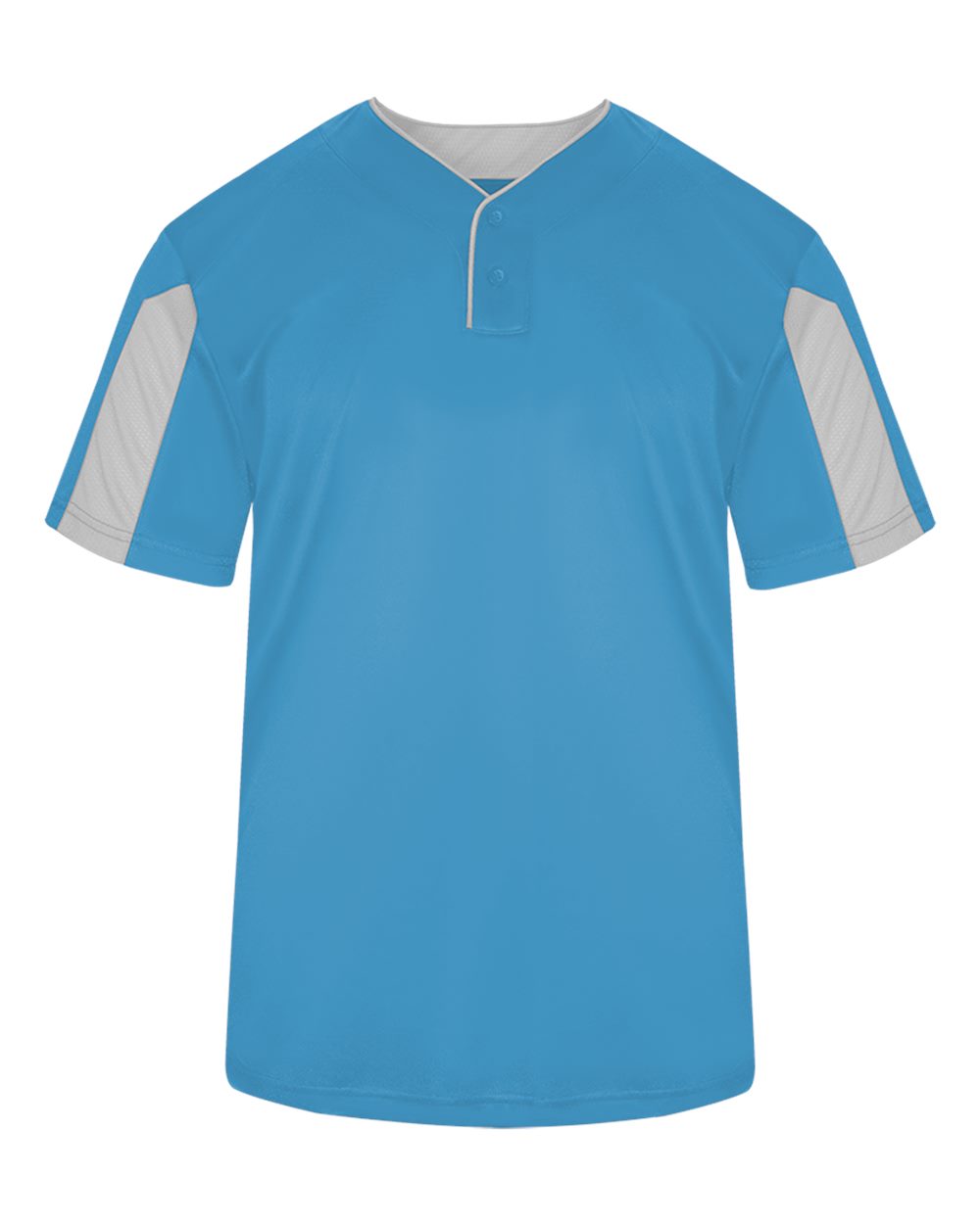Alleson Athletic Youth Striker Placket. 2976 - Columbia Blue/ White