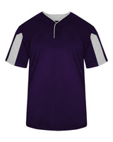 Alleson Athletic Youth Striker Placket. 2976 - Purple/ White