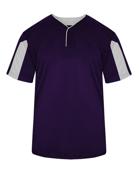 Alleson Athletic Youth Striker Placket. 2976 - Purple/ White