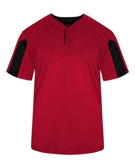 Alleson Athletic Youth Striker Placket. 2976 - Red/ Black