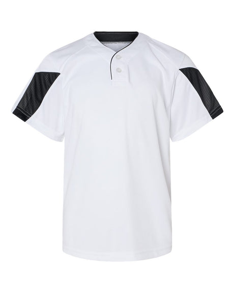 Alleson Athletic Youth Striker Placket. 2976 - White/ Black
