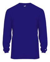 Badger Men's Ultimate SoftLock™ Long Sleeve T-Shirt. 4004 - Purple