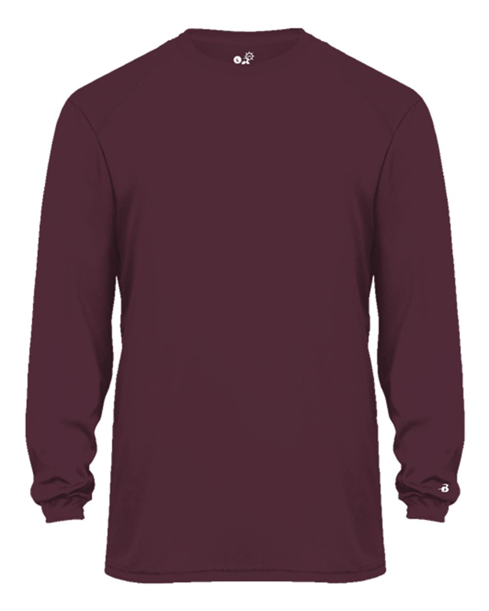 Badger Men's Ultimate SoftLock™ Long Sleeve T-Shirt. 4004 - Maroon