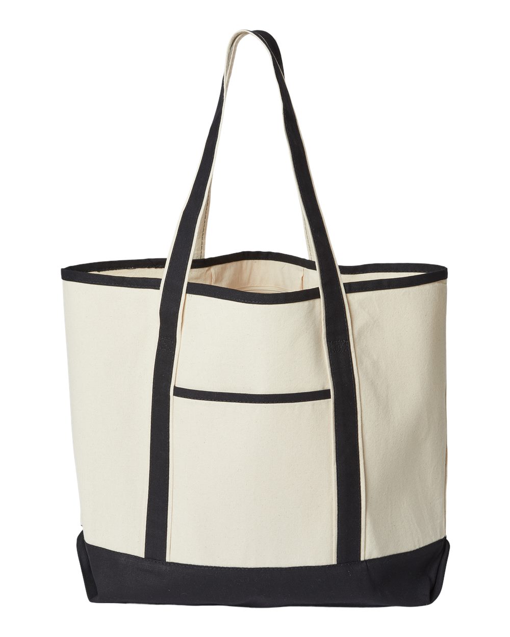 OAD Promotional Heavyweight Large Beach Tote. OAD103 - Natural/ Black