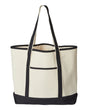 OAD Promotional Heavyweight Large Beach Tote. OAD103 - Natural/ Black
