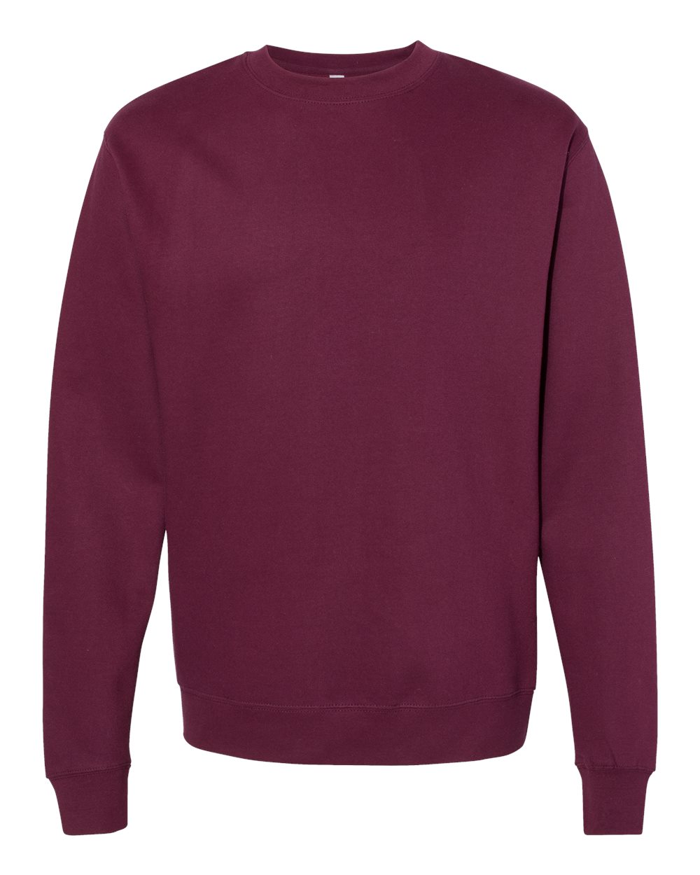 Independent Trading Co. Unisex Midweight Crewneck Sweatshirt. SS3000 - Maroon