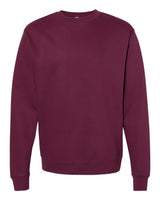 Independent Trading Co. Unisex Midweight Crewneck Sweatshirt. SS3000 - Maroon
