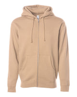 Independent Trading Co. Unisex Heavyweight Full-Zip Hooded Sweatshirt. IND4000Z - Sandstone