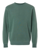 Independent Trading Co. Unisex Midweight Pigment-Dyed Crewneck Sweatshirt. PRM3500 - Pigment Alpine Green