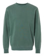 Independent Trading Co. Unisex Midweight Pigment-Dyed Crewneck Sweatshirt. PRM3500 - Pigment Alpine Green