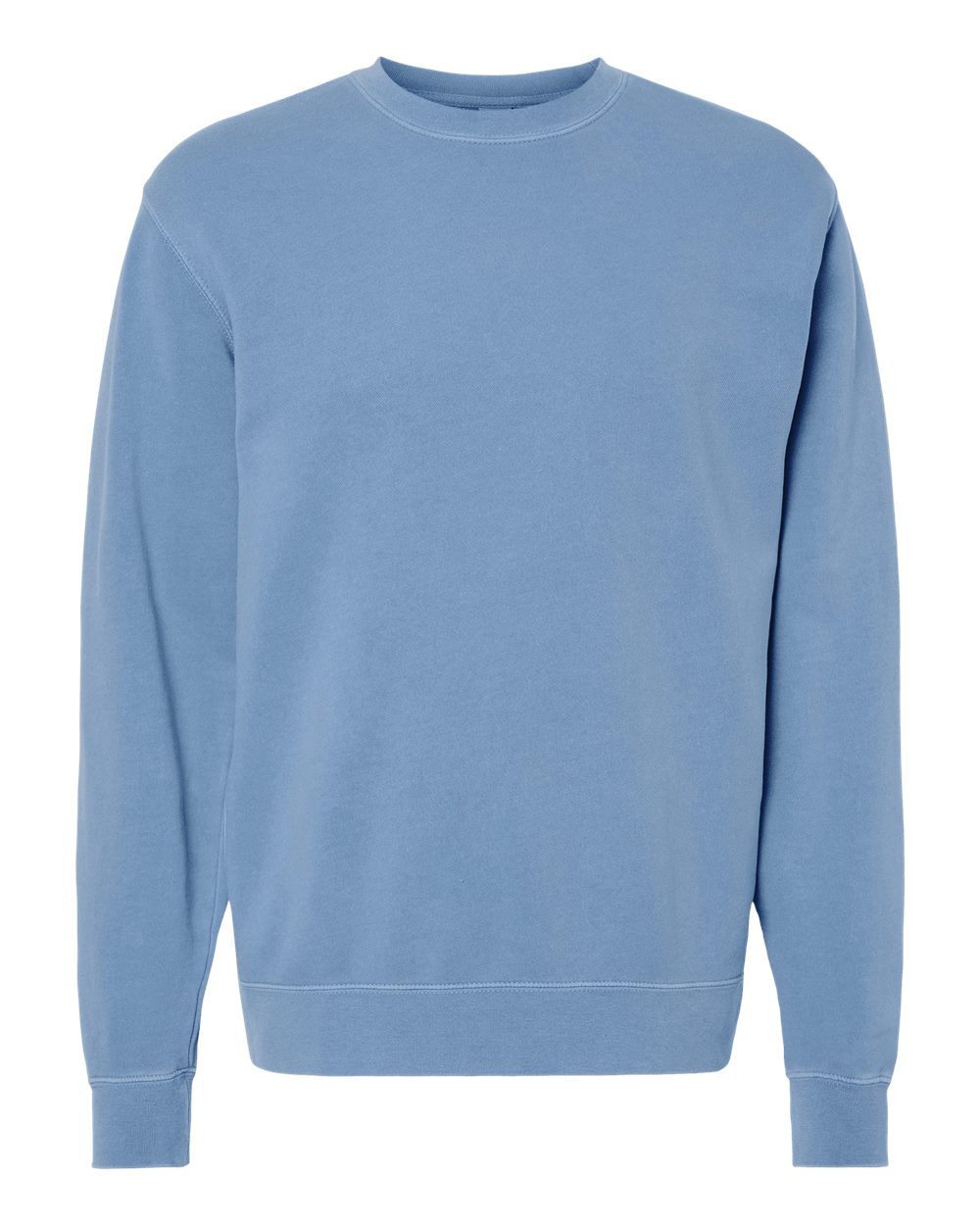 Independent Trading Co. Unisex Midweight Pigment-Dyed Crewneck Sweatshirt. PRM3500 - Pigment Light Blue