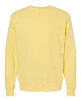 Independent Trading Co. Unisex Midweight Pigment-Dyed Crewneck Sweatshirt. PRM3500 - Pigment Yellow
