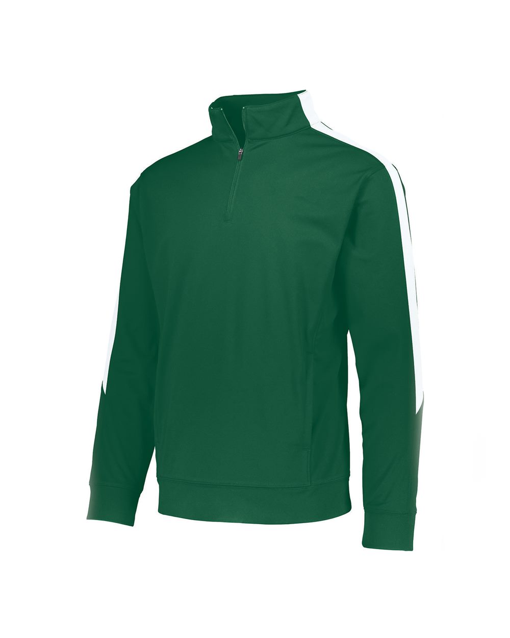 Augusta Sportswear Men's Medalitst 2.0 Quarter-Zip Pullover. 4386 - Dark Green/ White