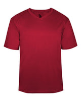 Badger Men's B-Core V-Neck T-Shirt. 4124 - Red