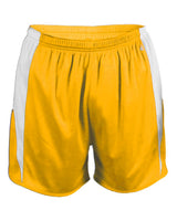 Alleson Athletic Men's Stride Shorts. 7273 - Gold/ White