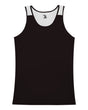 Alleson Athletic Women's Ventback Singlet. 8968 - Black/ White