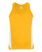 Alleson Athletic Women's Stride Singlet. 8967 - Gold/ White