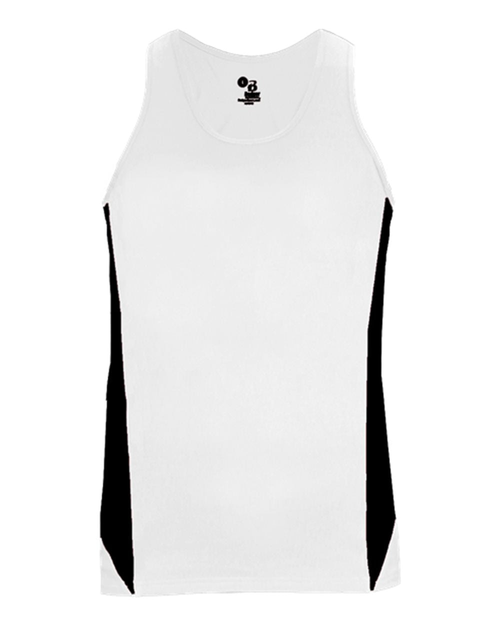 Alleson Athletic Women's Stride Singlet. 8967 - White/ Black