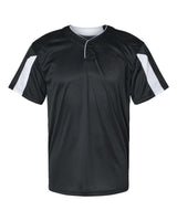 Alleson Athletic Men's Striker Placket. 7976 - Black/ White