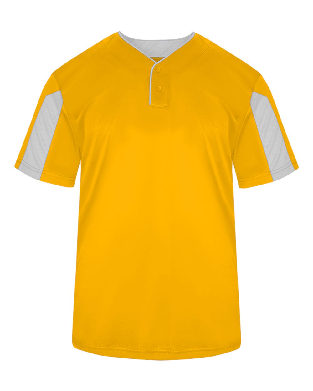 Alleson Athletic Men's Striker Placket. 7976 - Gold/ White