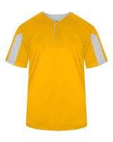 Alleson Athletic Men's Striker Placket. 7976 - Gold/ White