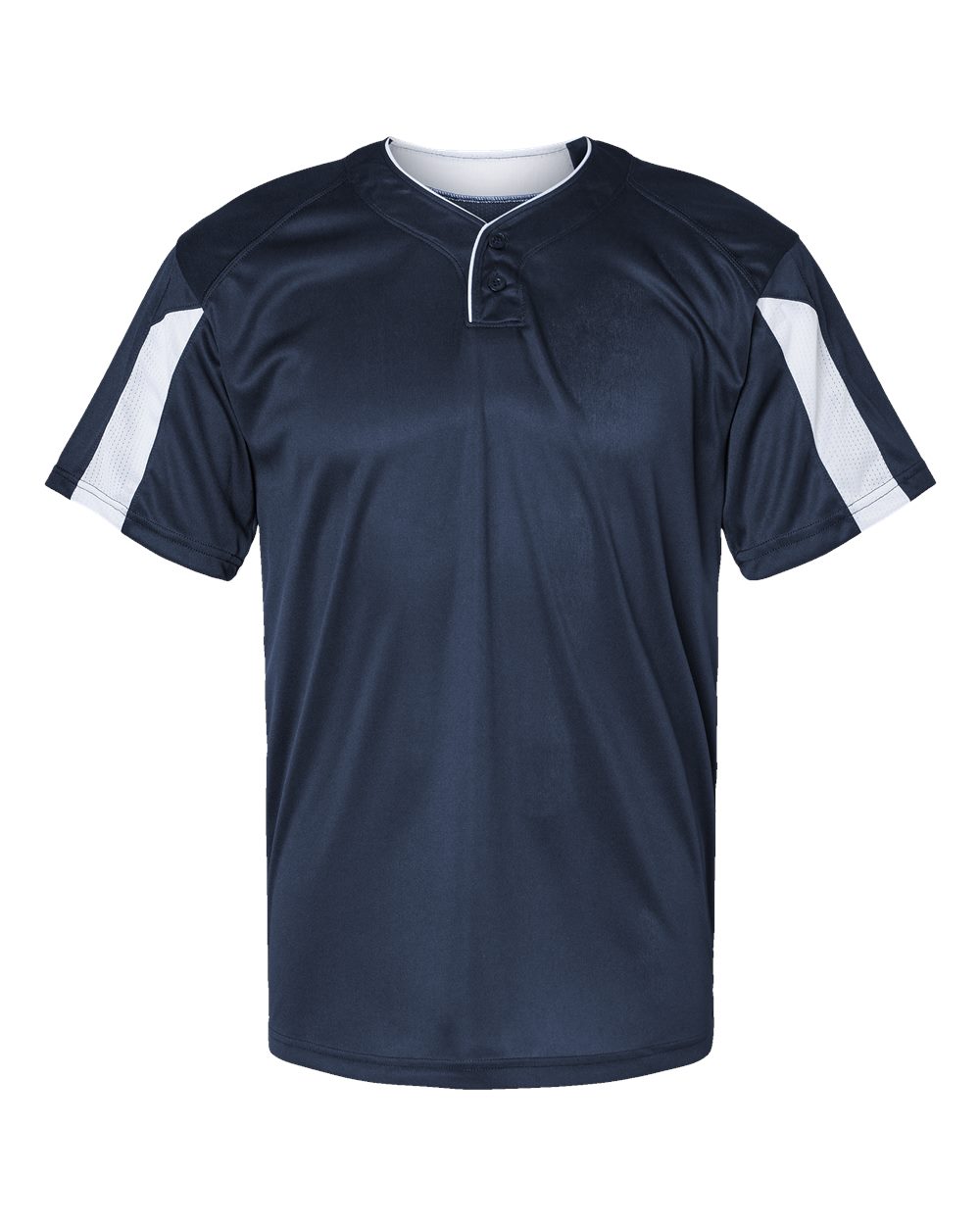 Alleson Athletic Men's Striker Placket. 7976 - Navy/ White