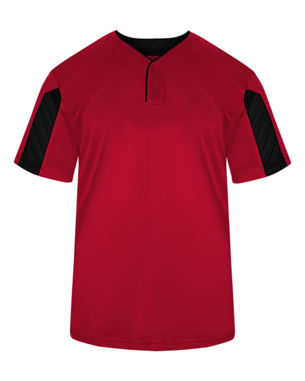 Alleson Athletic Men's Striker Placket. 7976 - Red/ Black