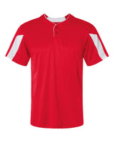 Alleson Athletic Men's Striker Placket. 7976 - Red/ White