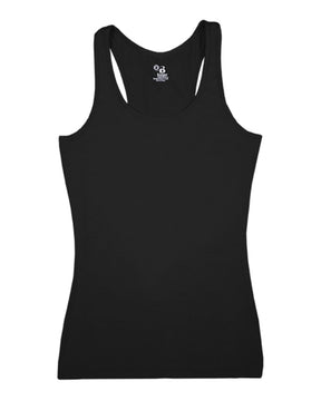 Badger Women's Pro-Compression Racerback. 4666 - Black