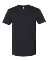 Next Level Unisex Cotton Pocket Tee. 3605 - Black