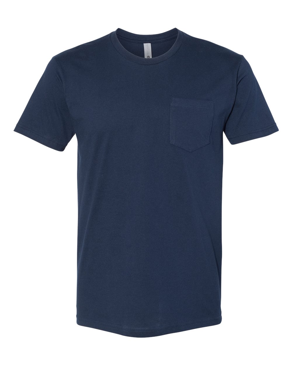Next Level Unisex Cotton Pocket Tee. 3605 - Midnight Navy