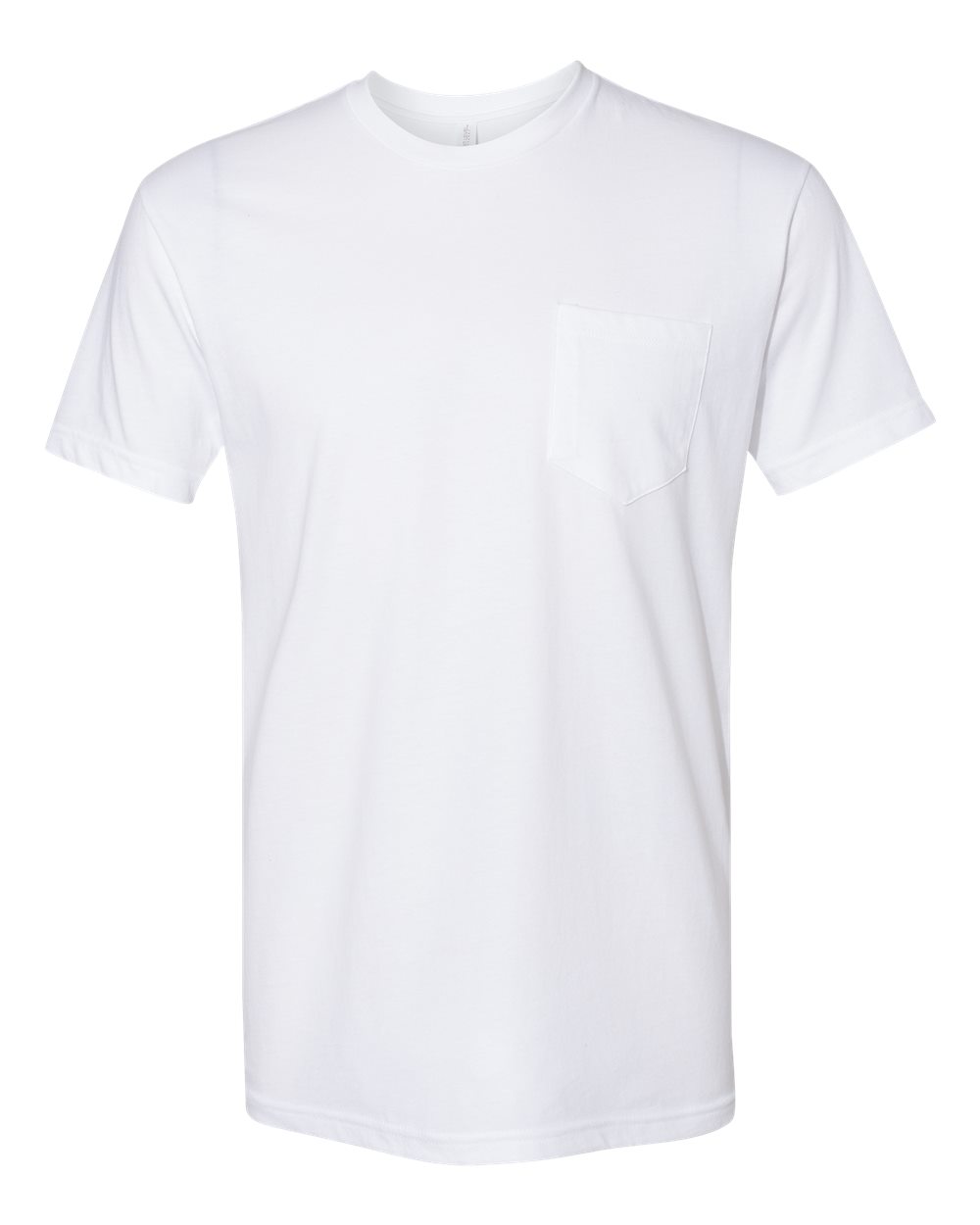 Next Level Unisex Cotton Pocket Tee. 3605 - White