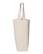 OAD Single Wine Tote. OAD111 - Natural