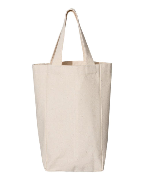 OAD Double Wine Tote. OAD112 - Natural