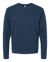 Next Level Unisex Santa Barbara Pocket Crewneck Sweatshirt. 9001 - Midnight Navy