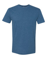 Next Level Unisex Sueded Tee. 6410 - Heather Cool Blue