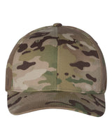 Flexfit Cotton Blend Cap. 6277 - Multicam Green