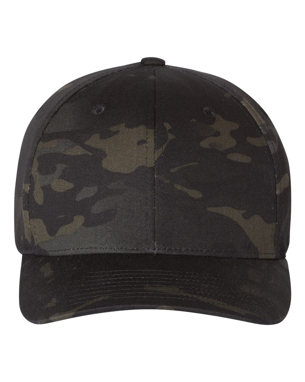 Flexfit Cotton Blend Cap. 6277 - Multicam Black