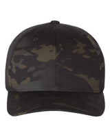 Flexfit Cotton Blend Cap. 6277 - Multicam Black