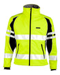 Kishigo Women's Premium Black Series® Soft Shell Jacket. JS144 - Lime