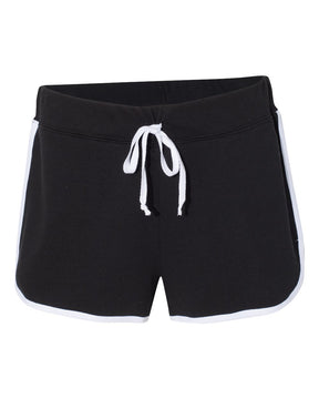 Boxercraft Women’s Relay Shorts. R65 - Black/ White