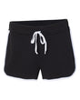 Boxercraft Women’s Relay Shorts. R65 - Black/ White