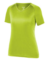 Augusta Sportswear Women's Attain Wicking V-Neck T-Shirt. 2792 - Lime