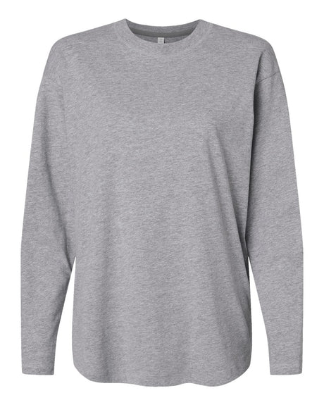 LAT Women's Fine Jersey Long Sleeve Tee. 3508 - Heather