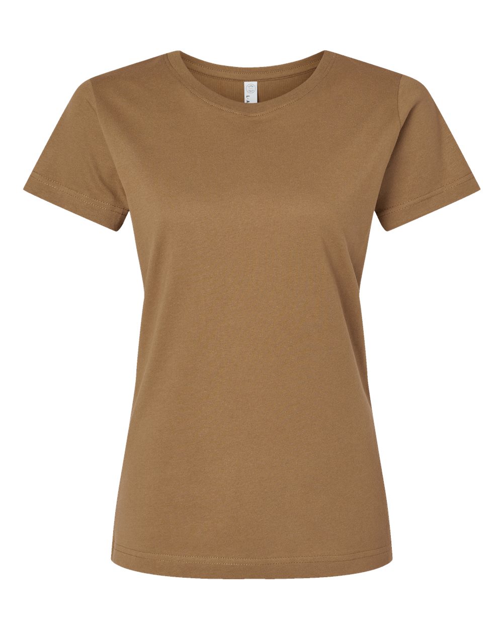 LAT Women's Fine Jersey Tee. 3516 - Coyote Brown