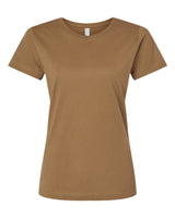 LAT Women's Fine Jersey Tee. 3516 - Coyote Brown