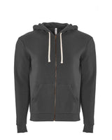 Next Level Unisex Santa Barbara Full-Zip Hoodie Sweatshirt. 9602 - Heavy Metal