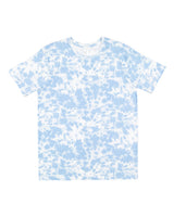 LAT Unisex Fine Jersey Tee. 6901 - Sky Tie Dye