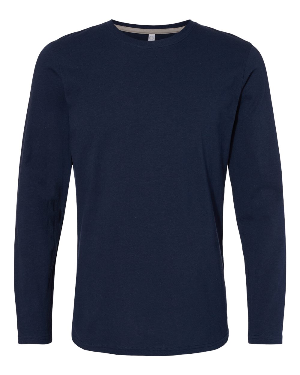 LAT Unisex Fine Jersey Long Sleeve Tee. 6918 - Navy