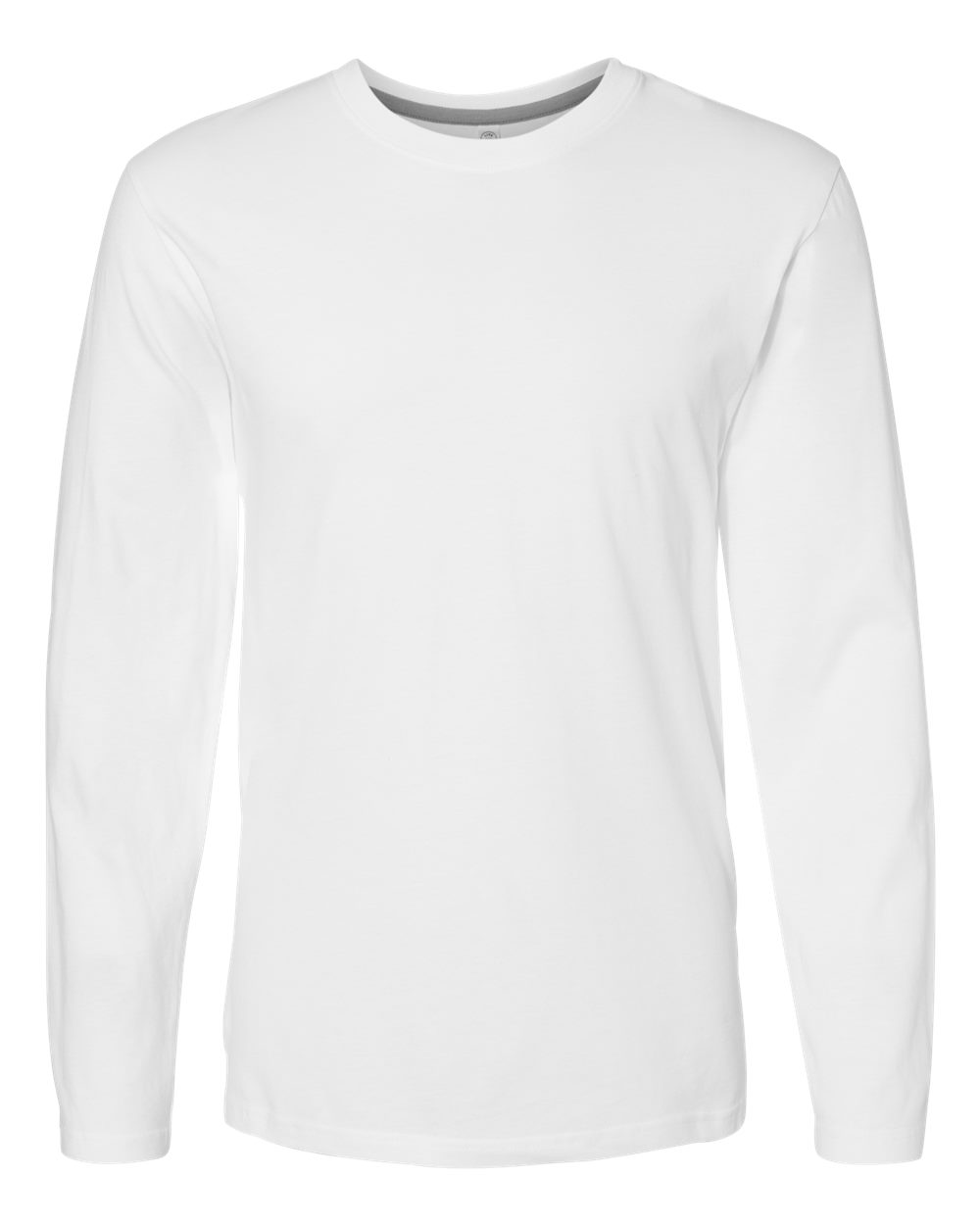 LAT Unisex Fine Jersey Long Sleeve Tee. 6918 - White